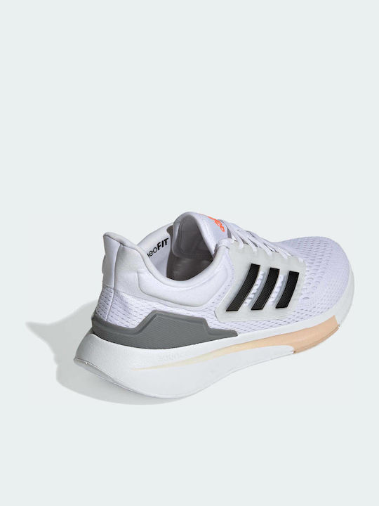EQ21 Run Sport Shoes Running Cloud White / Core Black / Iron Metallic