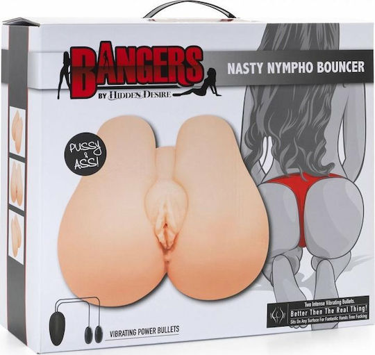 Hidden Desire Bangers Nasty Nympho Bouncer Vibrating Masturbator Masturbator Butt / Vagina με Δόνηση