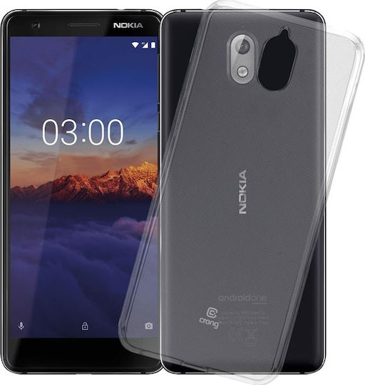 Crong Slim Back Cover Silicone 0.8mm Transparent (Nokia 8.3)