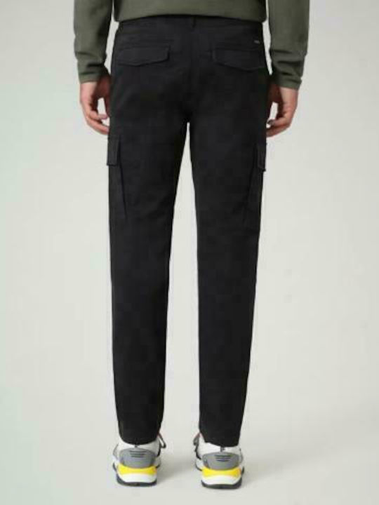 Napapijri Moto Stretch Men's Trousers Cargo in Slim Fit Black