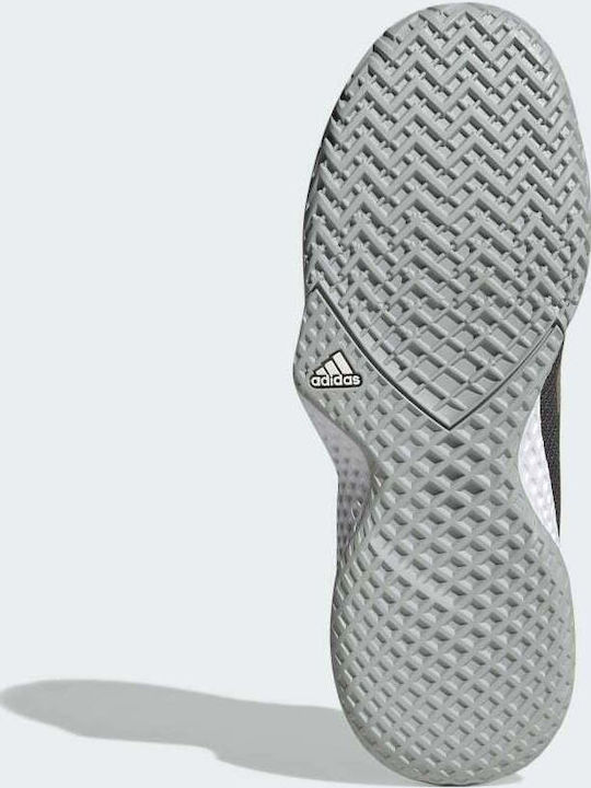 adidas Court Control Γυναικεία Παπούτσια Τένις για Όλα τα Γήπεδα Grey Six / Gold Metallic / Cloud White