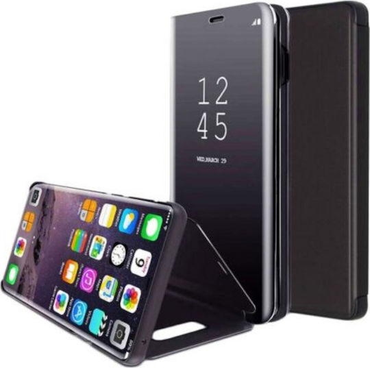 Hurtel Clear View Buchen Sie Kunststoff Schwarz (Poco F3 / Mi 11i)