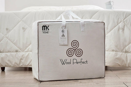 Cokitex Pilotă Single De Lână 160x220cm Wool Perfect Ivory 13.5 togs Togs