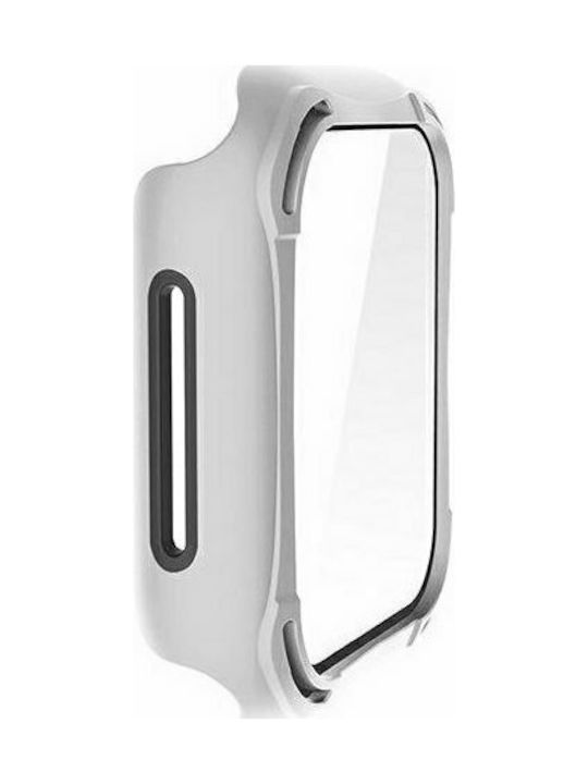 Uniq Torres Carcasă de Plastic cu Sticlă în culoarea Alb pentru Apple Watch 40mm