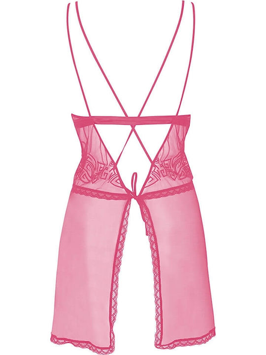 Luna Καλοκαιρινό Babydoll Ροζ Tattoo 83300 Luna Καλοκαιρινό Babydoll Ροζ Tattoo 83300