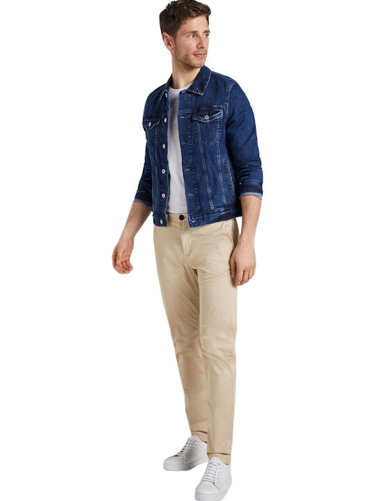 Hose Chino in Schlanker Passform Beige