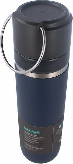 Stanley Go Series Bottle Ceramivac Bottle Thermos Stainless Steel BPA Free 700ml Blue with Cap-Cup 10-09098-008