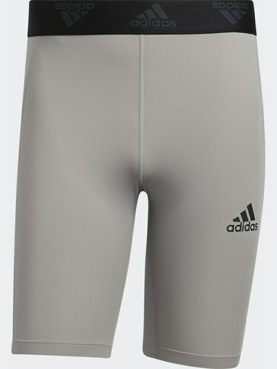 adidas Techfit Мъжки Спортни Клинове Компресия Кратък Сив