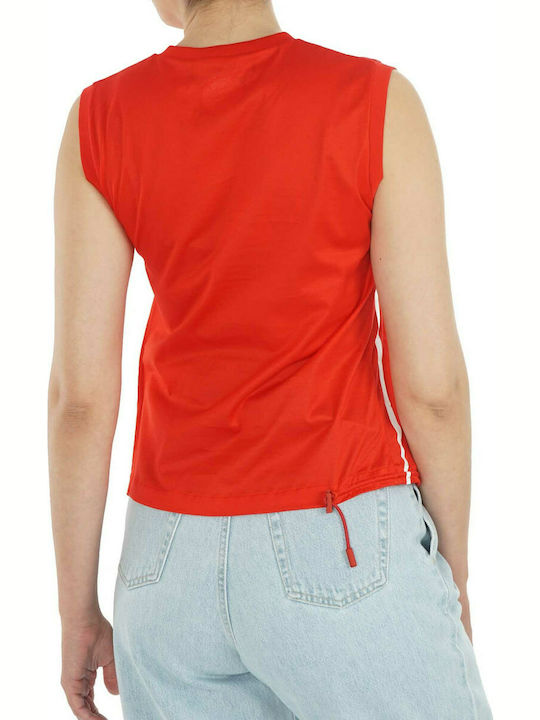 Dsquared2 Women's Summer Blouse Sleeveless Red