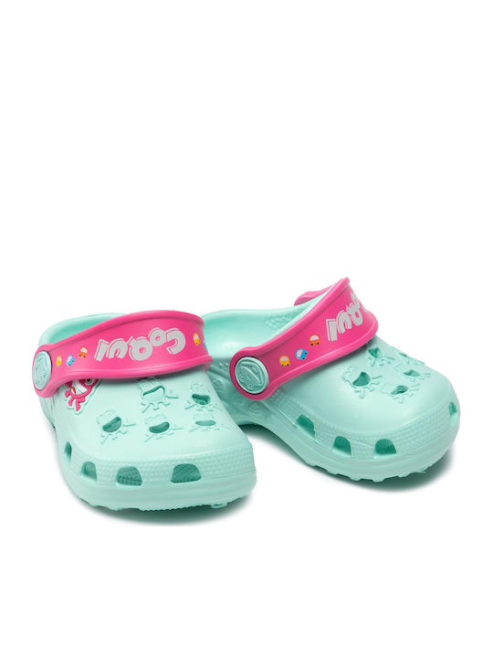 Fobee Little Frogs Children's Beach Shoes Turquoise