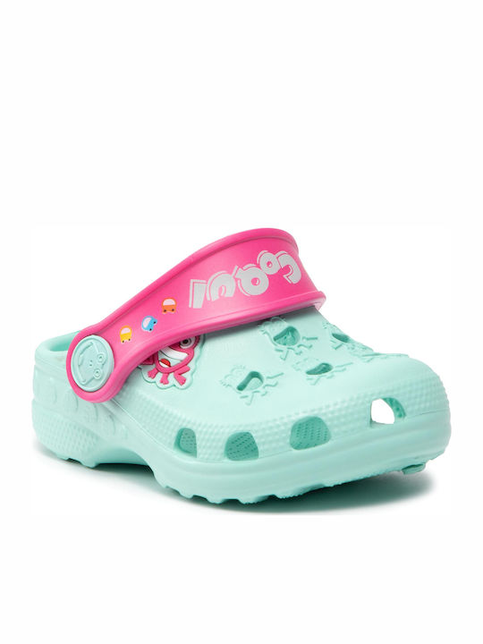 Fobee Little Frogs Children's Beach Shoes Turquoise