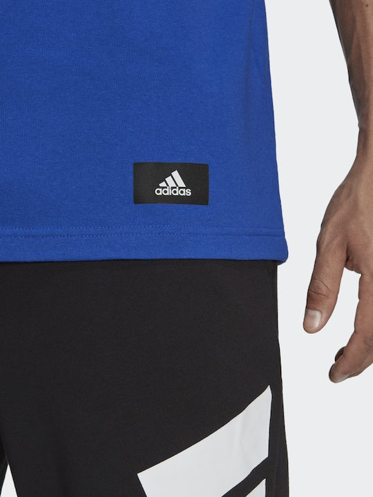 Future Icons 3-Stripes Athletic T-Shirt Blue