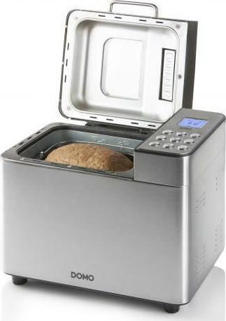 Domo B3971 Mașină de pâine cu o putere de 550W și o capacitate de 1000gr cu 18 programe