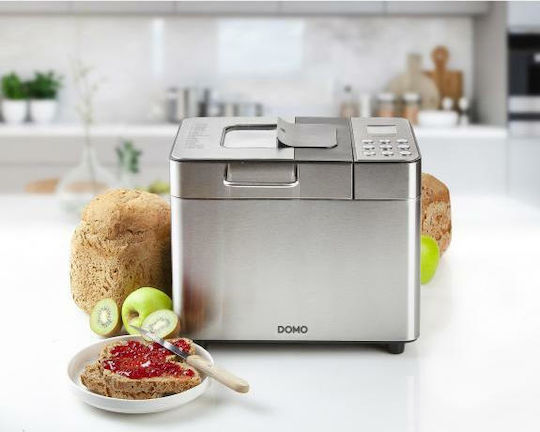 Domo B3971 Mașină de pâine cu o putere de 550W și o capacitate de 1000gr cu 18 programe