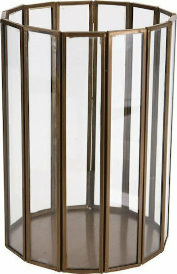 Koopman Metallic Lantern Gold 14x14x20cm