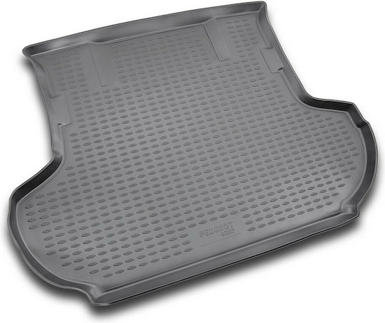 Novline Trunk Mat Tray Type for Peugeot 4007 Gray