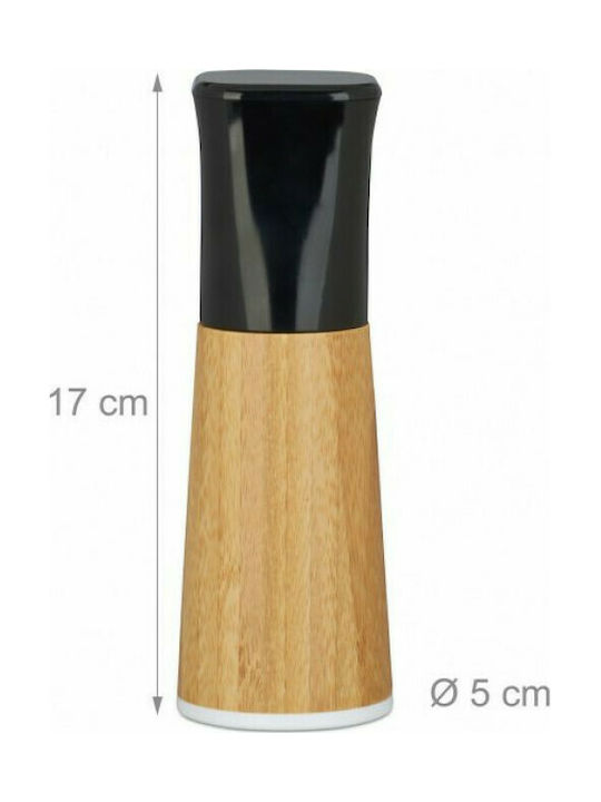 Relaxdays Manual Wooden Spice Mill Set 17cm Beige 2pcs