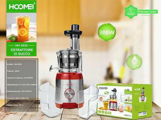 Hoomei Juicer 300W Red