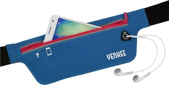 Yenkee Outdoor Running Waist Bag έως 5.5" Μπλε