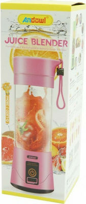 Andowl Blender pentru Smoothie 0.38lt Roz