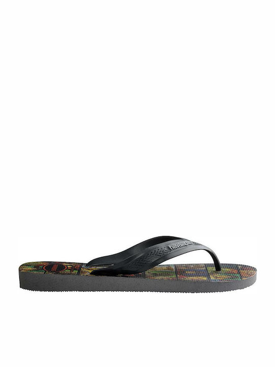 Top Max Street Fighter Ανδρικά Flip Flops Γκρι