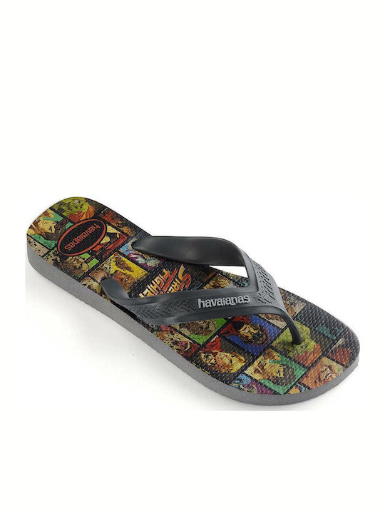 Top Max Street Fighter Ανδρικά Flip Flops Γκρι