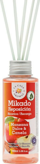 La Casa de los Aromas Diffuser με Άρωμα Μήλο & Κανέλα 047764 100ml