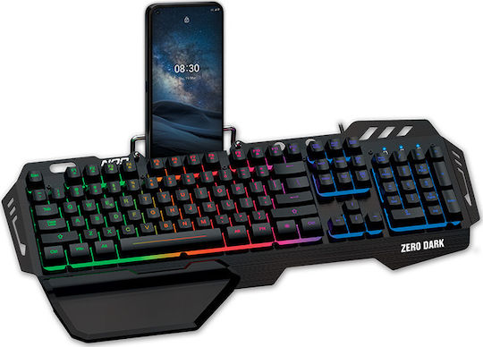 NOD Zero Dark Gaming Keyboard with RGB Lighting English US