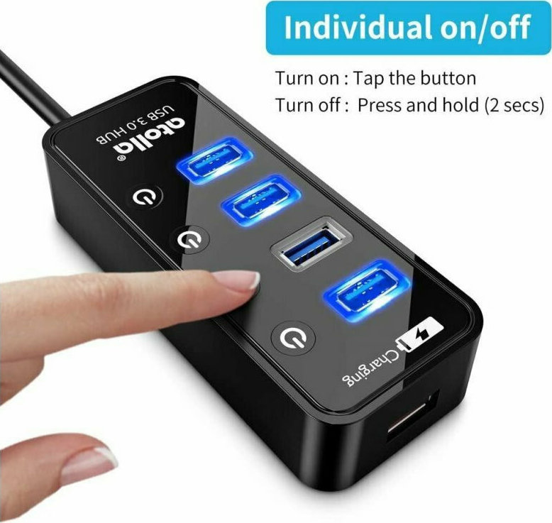Atolla powered usb 3 0 hub complete set 204k skroutz gr