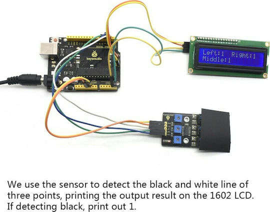 Keyestudio 3-channel Infrared Line Tracking Sensor για Arduino