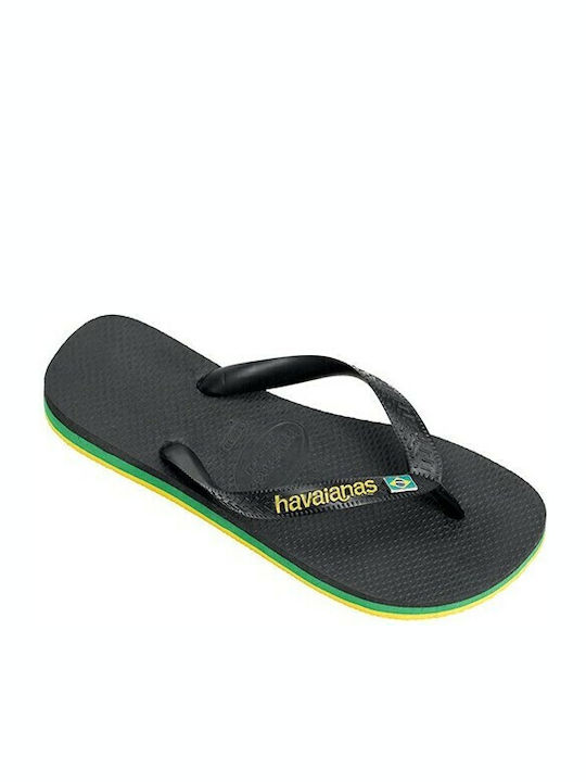 Brasil Layers Men's Flip Flops Black