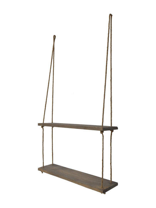 Regal Wand Preston Walnut / Beige 60x14x60cm