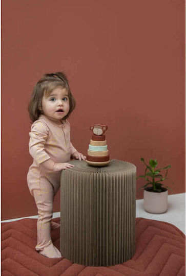Trixie Jucărie de Stivuire Stacking Toy Mr. Monkey din Lemn pentru 12++ Luni