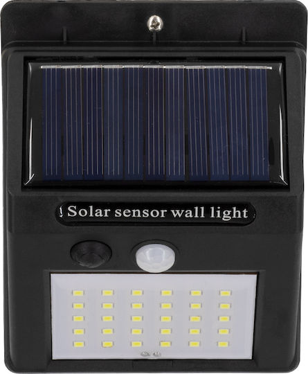 GloboStar Wall Mounted Solar Light 6W 600lm Cold White 6000K with Motion Sensor and Photocell IP65