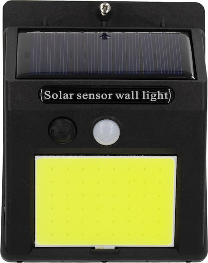 GloboStar Wall Mounted Solar Light 12W 1200lm Cold White 6000K with Motion Sensor and Photocell IP65