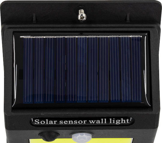 GloboStar Wall Mounted Solar Light 12W 1200lm Cold White 6000K with Motion Sensor and Photocell IP65