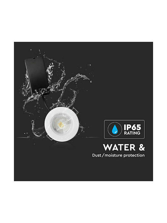V-TAC Waterproof Outdoor Ceiling Spot with Integrated LED 5W in White Color 8177