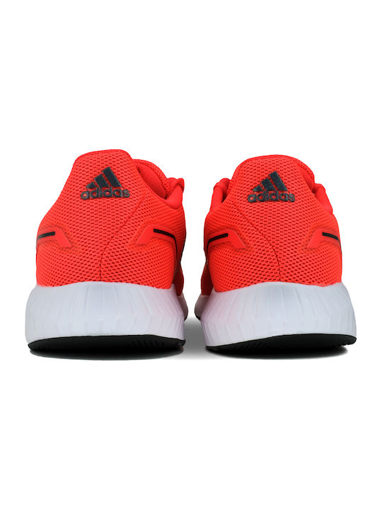 Run Falcon 2.0 Herren Sportschuhe Laufen Solar Red / Carbon / Grey