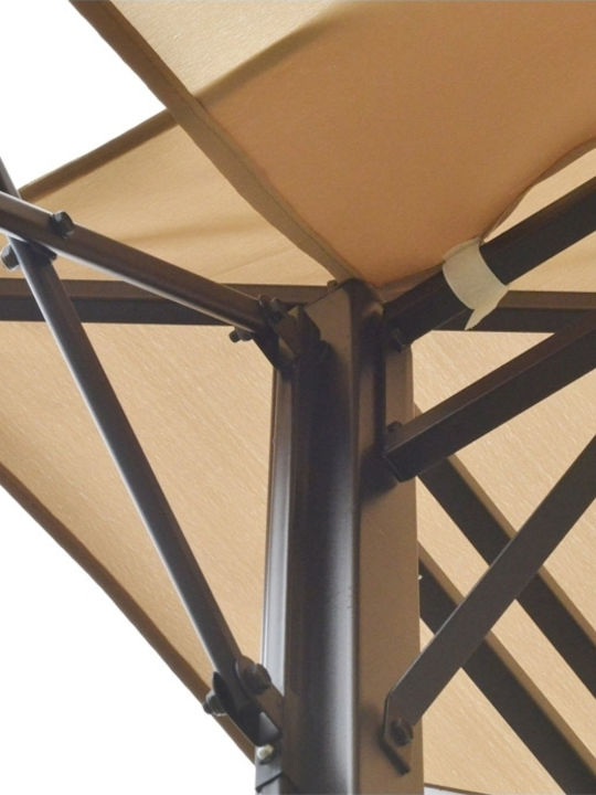 Outsunny Gazebo Grădină 3.25x3.25m