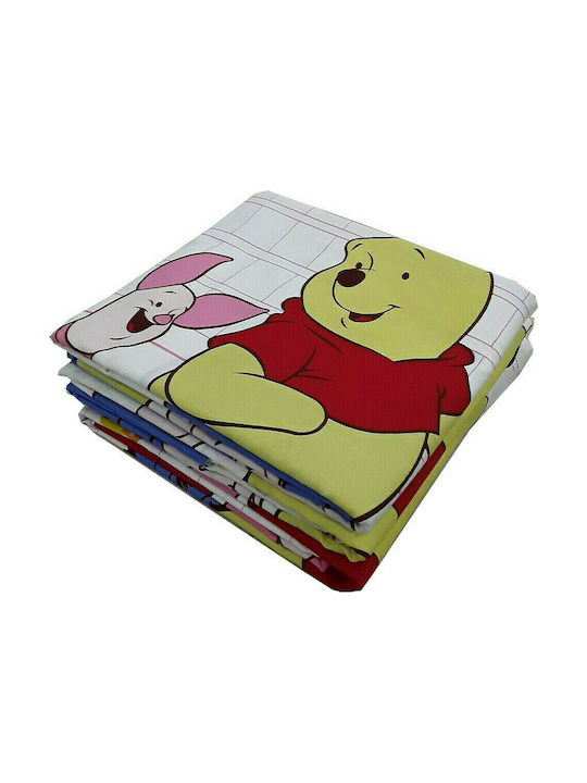 Beboulino Baby Duvet Cover Pooh & Friends Yellow 110x150cm