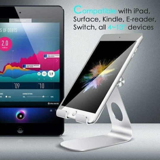 Lamicall S1 Tablet Stand Desktop Until 13" Silver