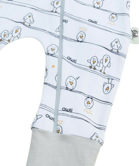 Owli Vara Sac de dormit cu picioare Zoo Zoo 0.2 tog Yellow