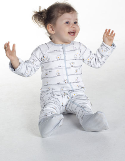 Owli Vara Sac de dormit cu picioare Zoo Zoo 0.2 tog Yellow
