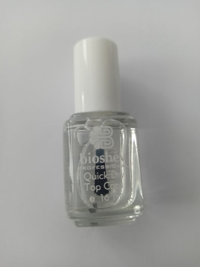Bioshev Professional Top Coat για Απλά Βερνίκια Quick Dry 16ml