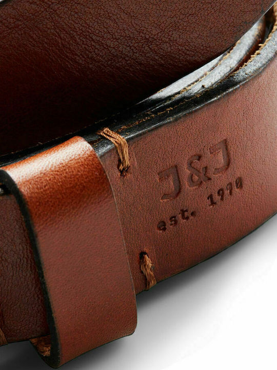 Men's Belt Leather Mocha Bisque