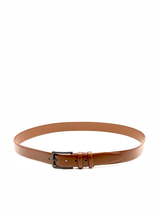 LGD-2007 Men's Belt Leather Tabac Brown LGD-2007-ΜΜ CAMEL LEATHER