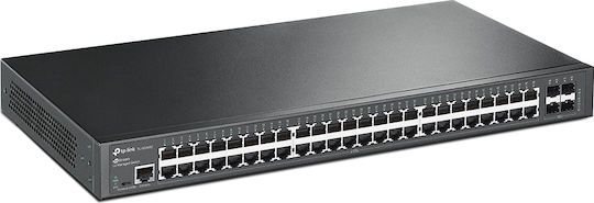 TP-LINK T2600G-52TS v2 Gestionat L2 Switch cu 48 Porturi Gigabit (1Gbps) Ethernet și 4 Porturi SFP