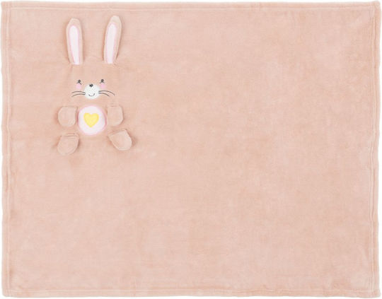 Kikka Boo Baby Blanket Nursery Swaddling Blanket 3D Bunny with Animal 75x100cm