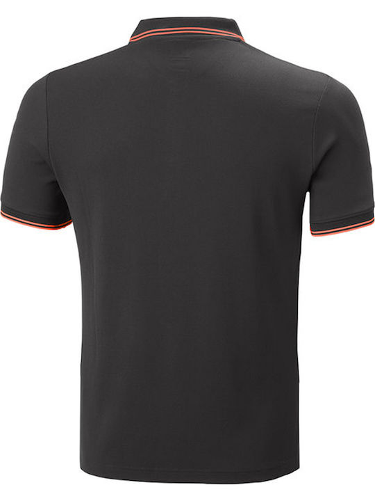 Helly Hansen Bluza Sportivă pentru Bărbați cu Mânecă Scurtă Polo Gri