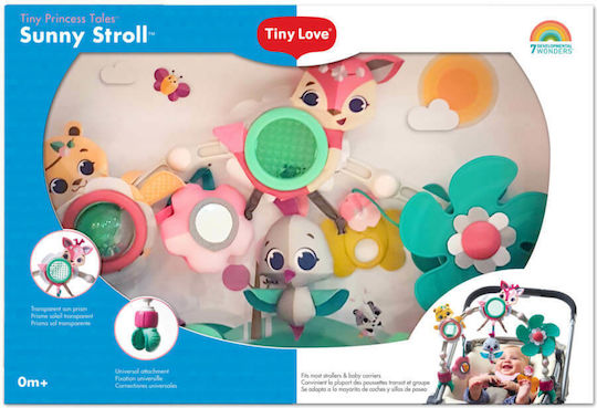 Tiny Love Bar Light Toy for Crib and Stroller with Teether and Mirror Sunny Tiny Princess Tales for 0++ Months